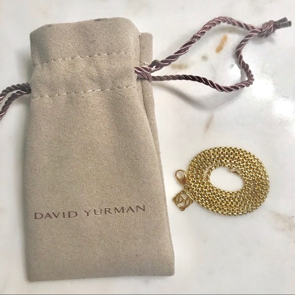 David Yurman Jewelry - David Yurman 18K Yellow Gold Box Chain 16”